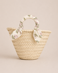 Panier in paglia - Fiori Rosa