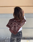 Sciarpa Paisley - Espresso