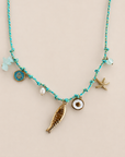 Collana Isola — Acquamarina