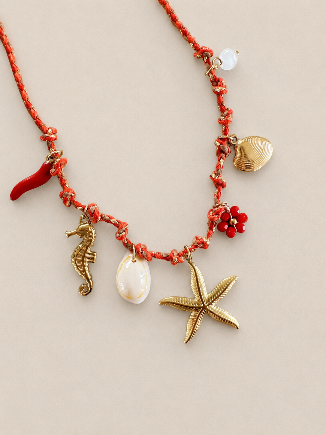 Collana Isola Corallo — Stella Marina