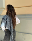 Sciarpa Paisley - Dusty Blue