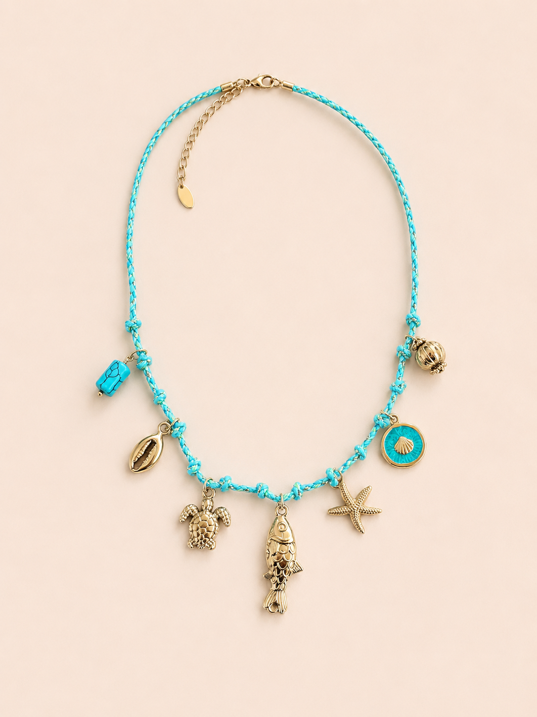 Collana Isola Acquamarina