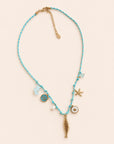 Collana Isola — Acquamarina