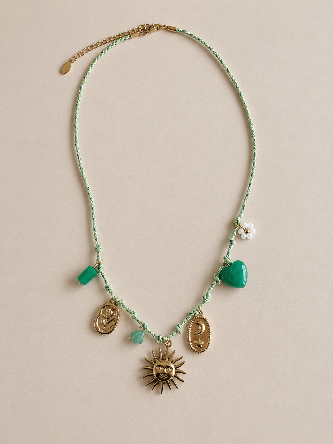 Collana Isola Pistacchio — Sole