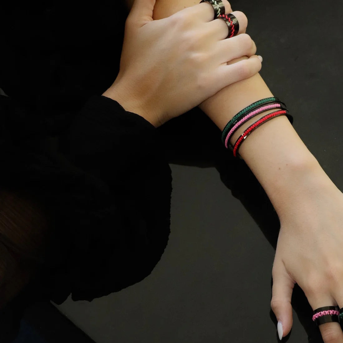 Bracciale Mini Croci Continue - Personalizzabile