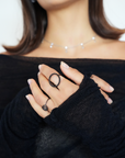 Anello Circle Black